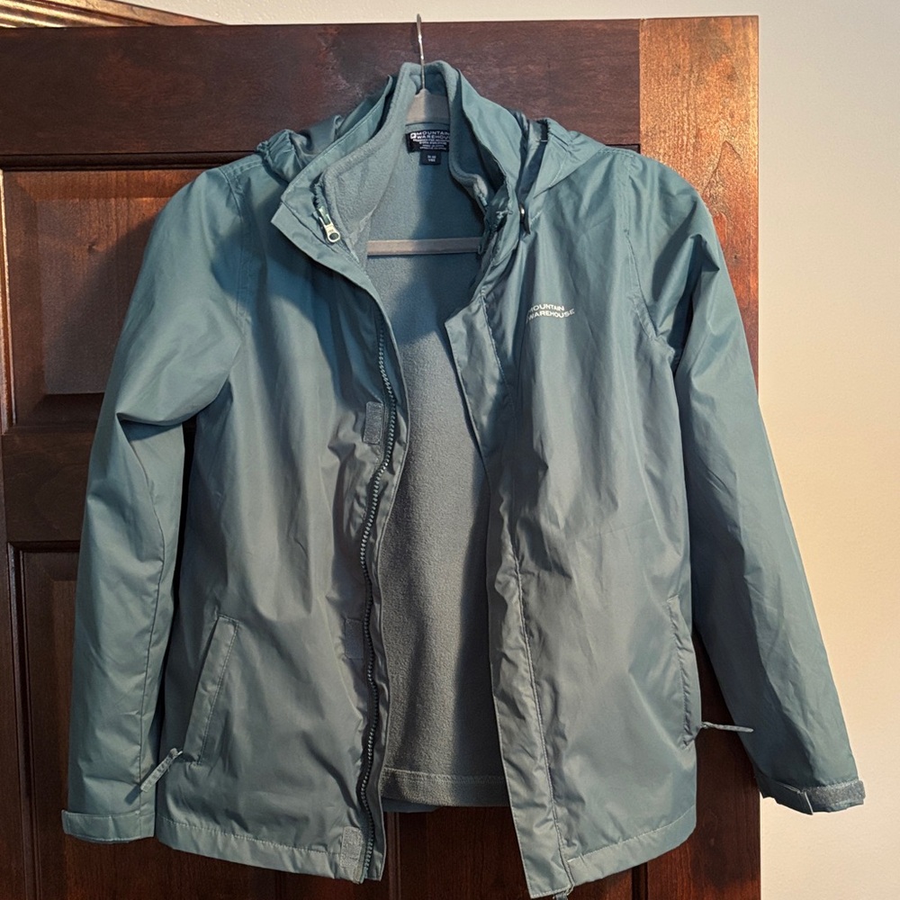 Kids Green Raincoat